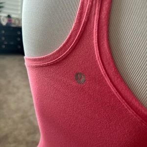 Light pink gently warm lululemon tank top